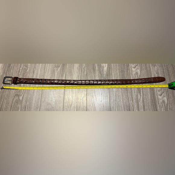Men’s genuine alligator leather belt - Picture 4 of 4